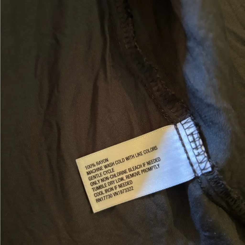 Wild Fable Satin Trumpet Maxi Skirt in Slate Gray S - Image 5