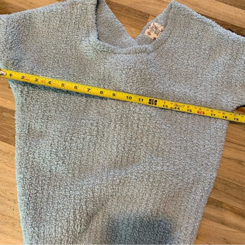 Light Blue Twist Back Sweater M - Image 3