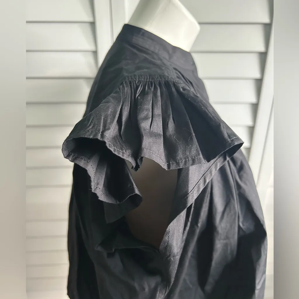 Madewell | Poplin Shirred Button-Up Shirt - Image 6