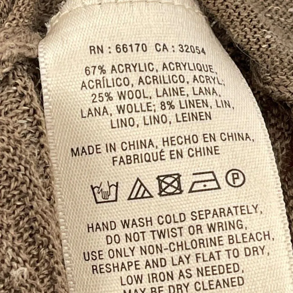 Anthropologie Moth Far Channels Brown Cardigan Sweater - Image 8