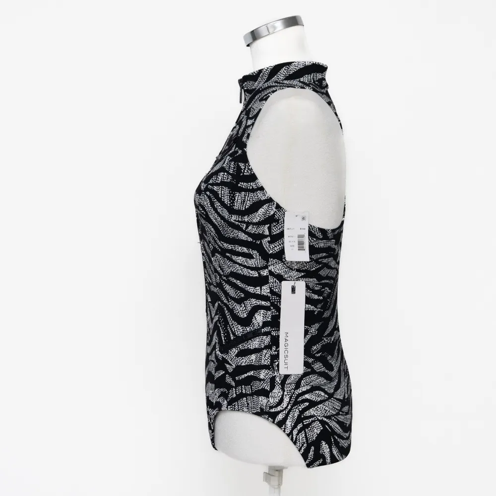 Magicsuit Printed Scuba Coco One Piece Swimsuit Black Size 10 - Image 4