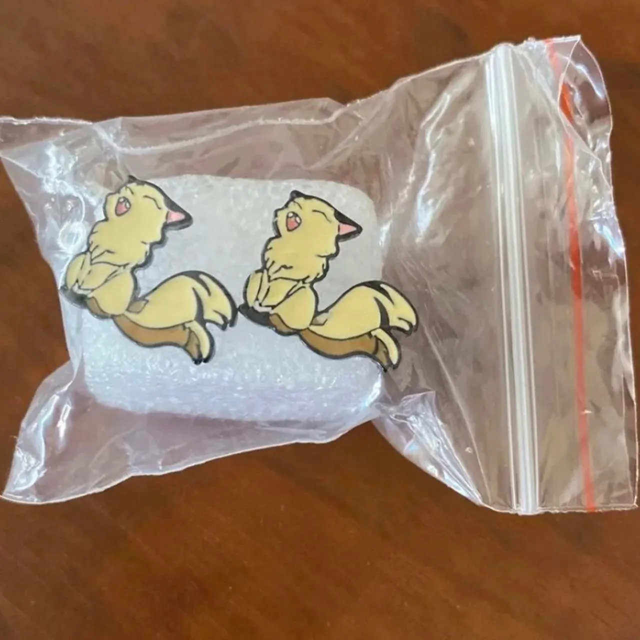 Anime Inuyasha Kirara Kawaii Unisex Stud Earrings NEW  - Image 3