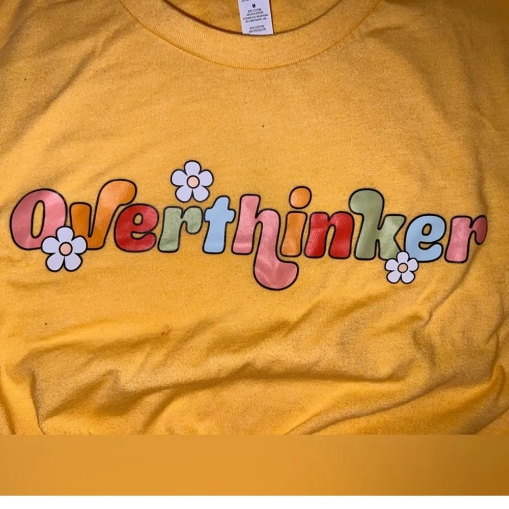 Custom Handcrafted “Over Thinker” T - Image 2