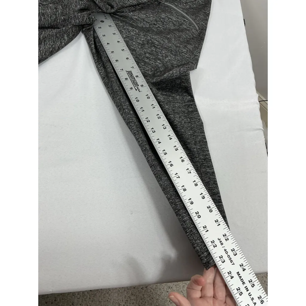 Womans Active Life Pull On Athletic Capri Pants Large Black Elastic Waist - Image 7