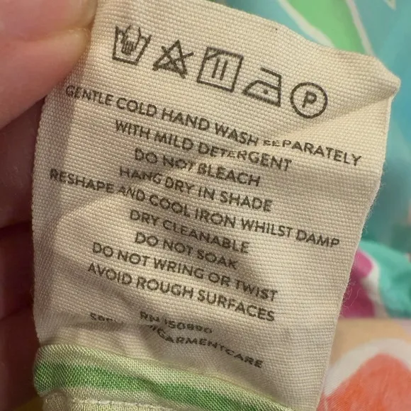 SPELL Margi Happy Hour Printed Button Front Tunic‎ Small Pink - Image 8