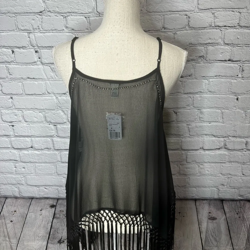 NWT Forever 21 boho fringe camisol size medium - Image 10
