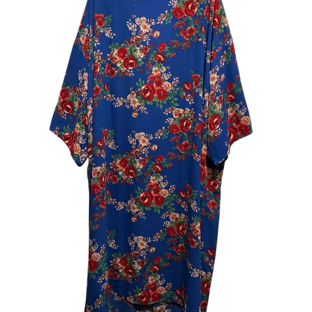 The Pioneer Woman Floral Blue Kimono Robe XXL - Image 2