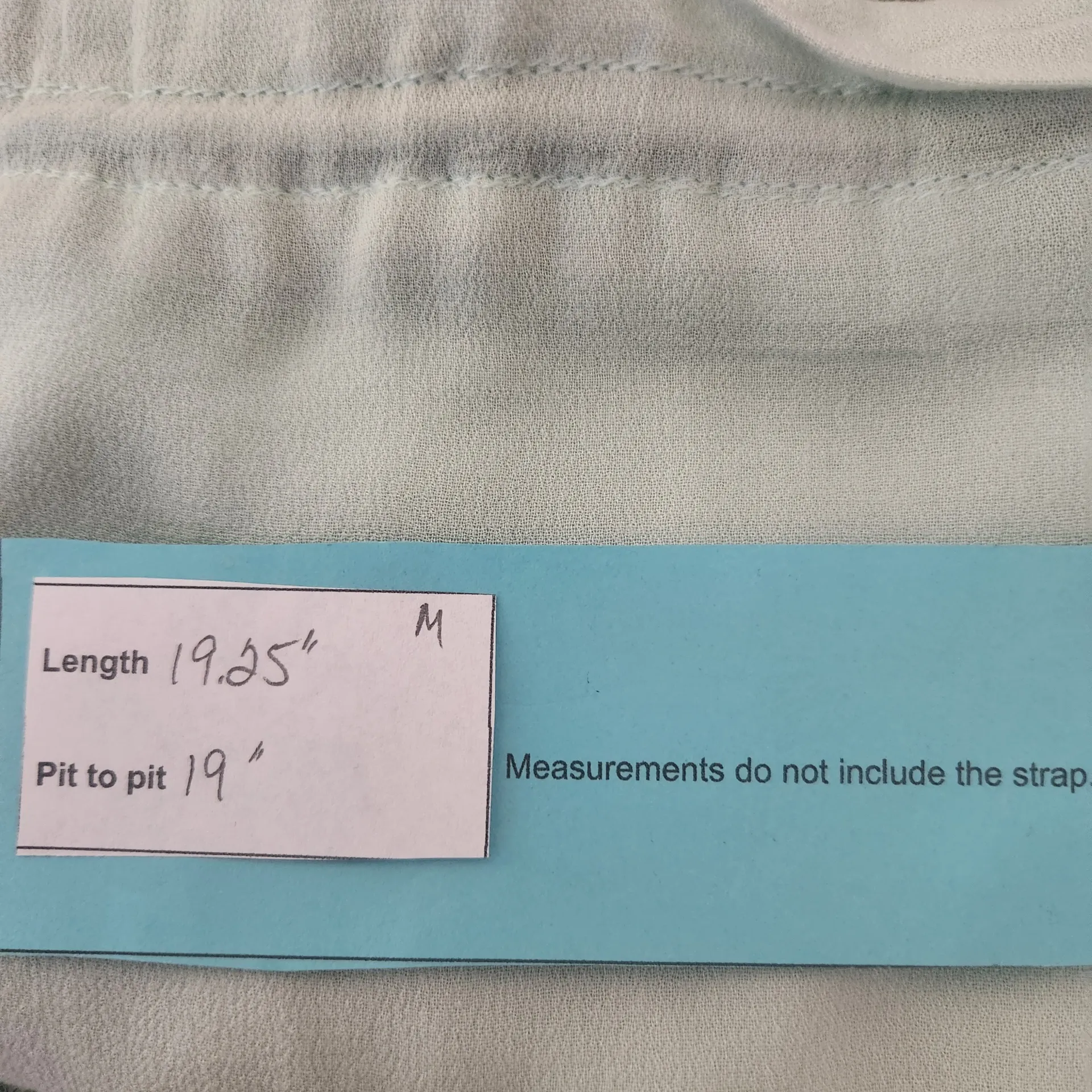 Honey Punch Mint Green Sleeveless Lace Trim Crop Top NWT Sz Medium Boho Top - Image 10