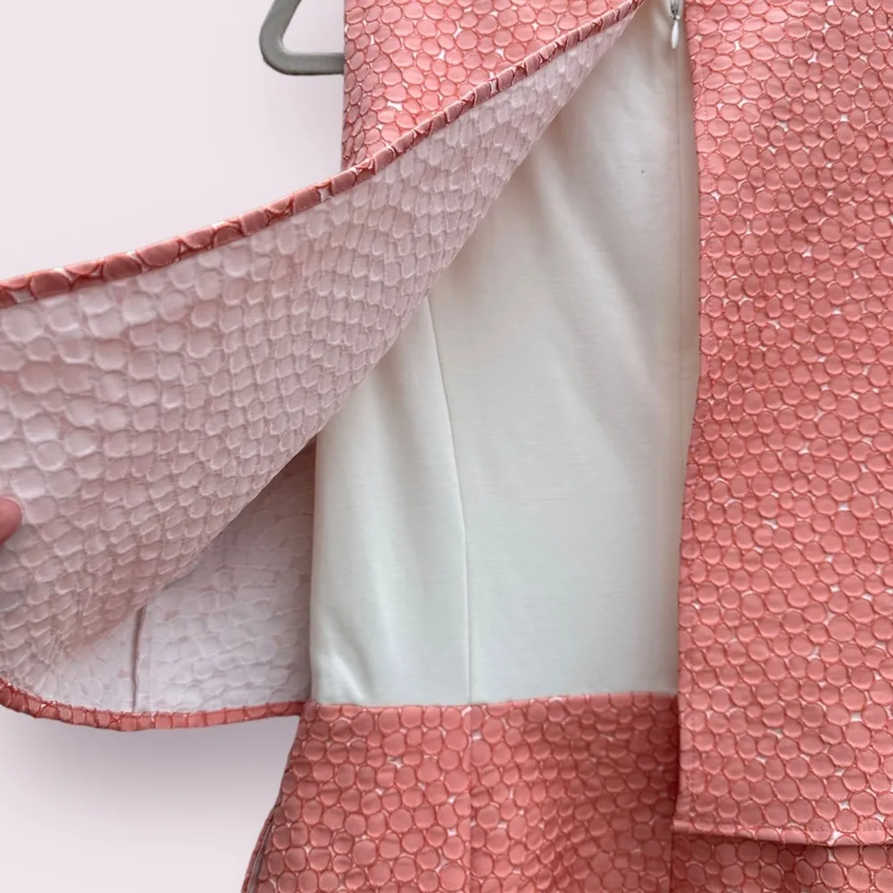 Anthropologie Erin by Erin Fetherston Coral Tiered Shift Dress - Image 9