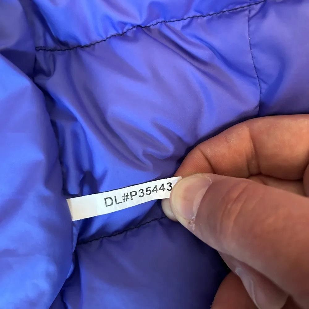 The North Face TNF Nuptse 2 700 Down Puffer Vest Purple Tree Print Puffer Sz M - Image 6