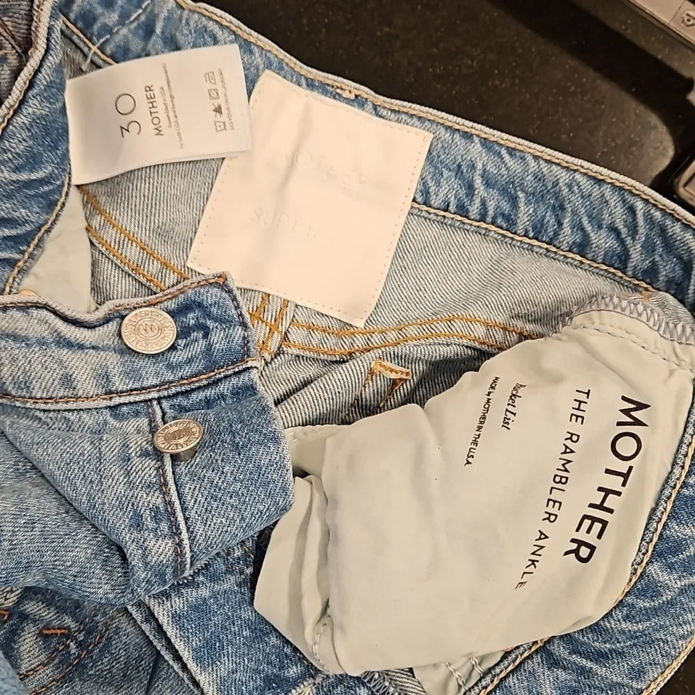 💕MOTHER SUPERIOR💕 The Rambler Ankle Jeans ~ Bucket List 30 NWOT Blue - Image 16