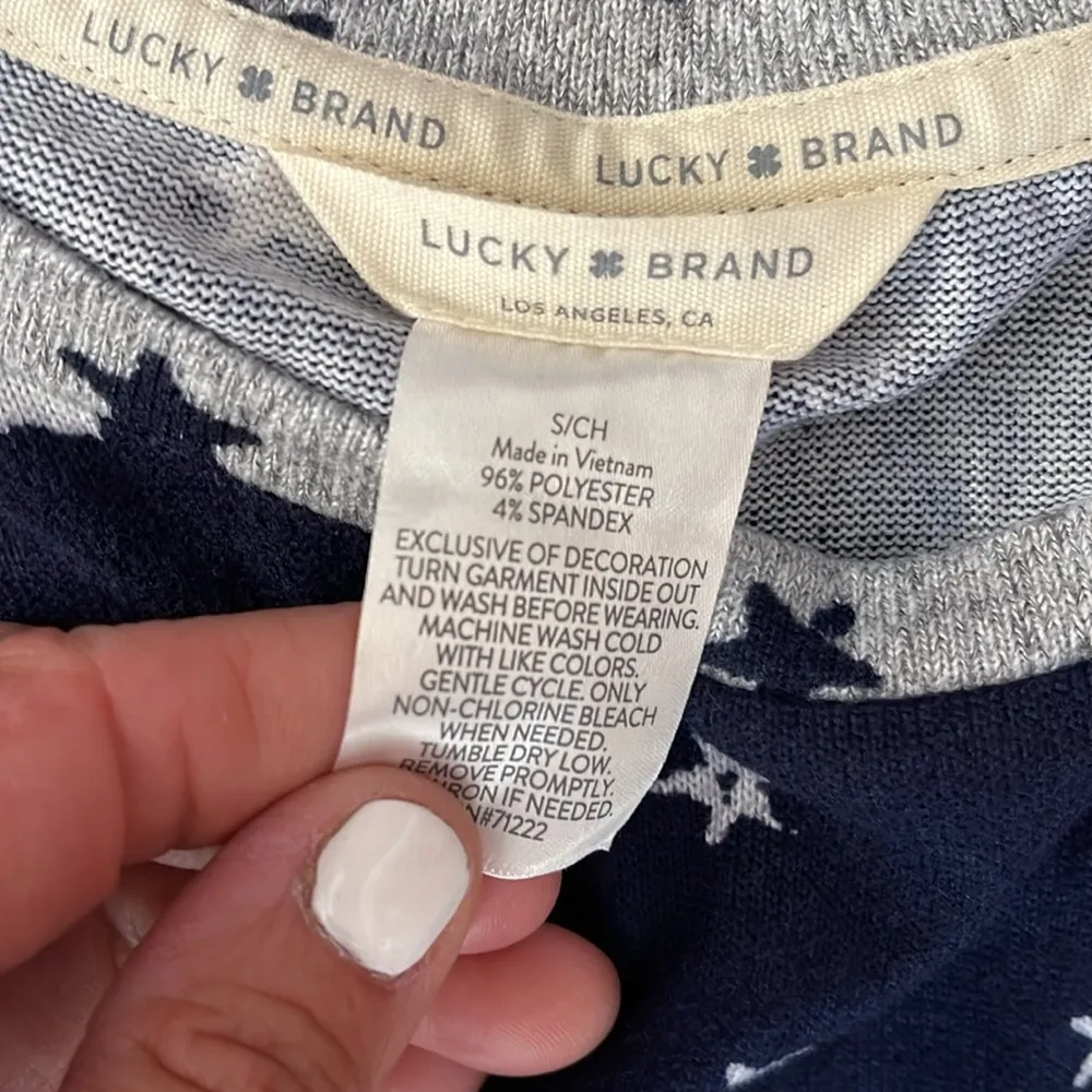Lucky brand, stars pajama short set - Image 3