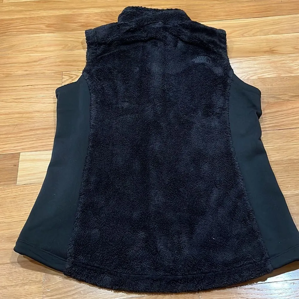 The  north face women’s black fleece vest size medium. - Image 5
