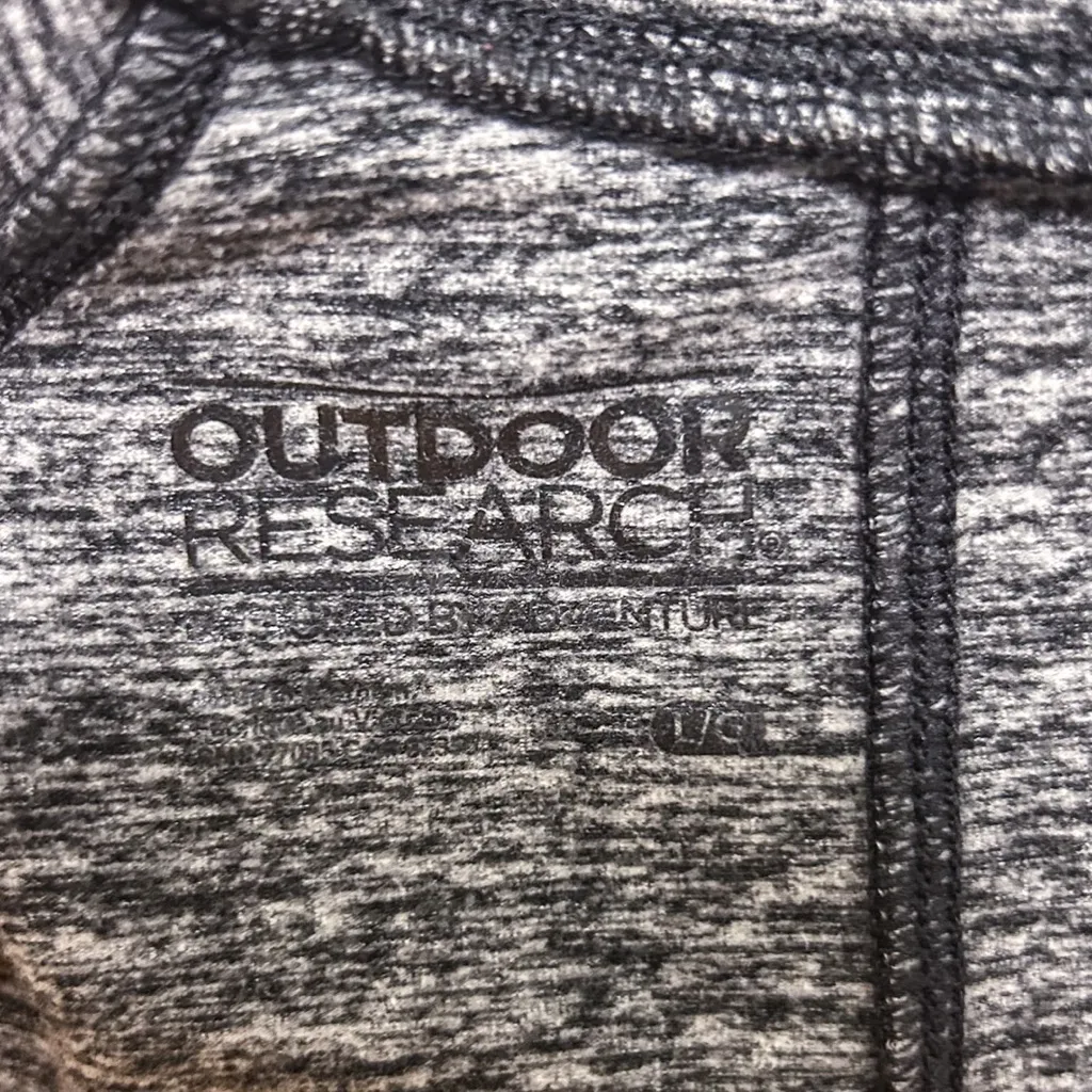 Outdoor Research Black Gray Spacedye Zip Up Long Sleeve Slim Fit Melody Jacket L Size L - Image 11