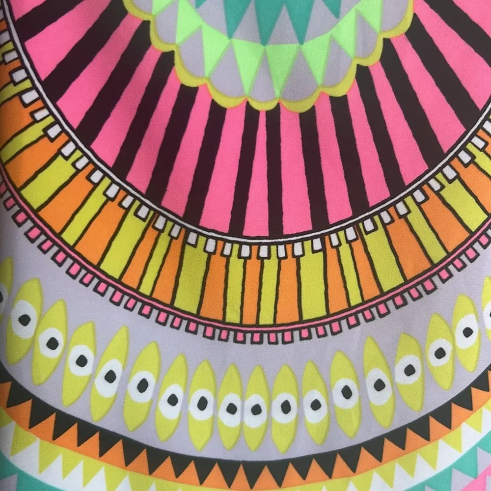 Mara Hoffman Aztec Print Colorful Tank Top Size Small - Image 5