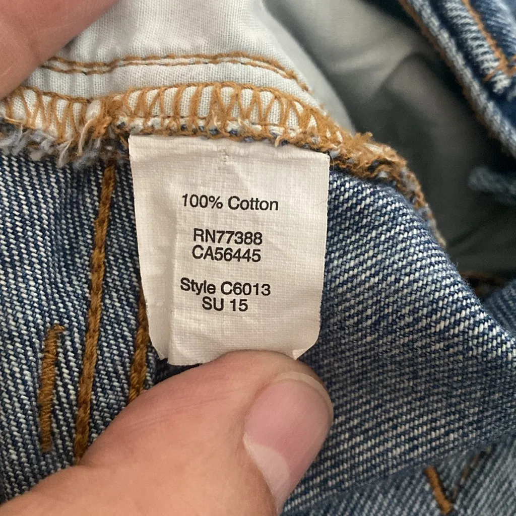 J. Crew 100% Cotton Blue‎ Light Wash Women’s Shorts Size 25 - Image 8