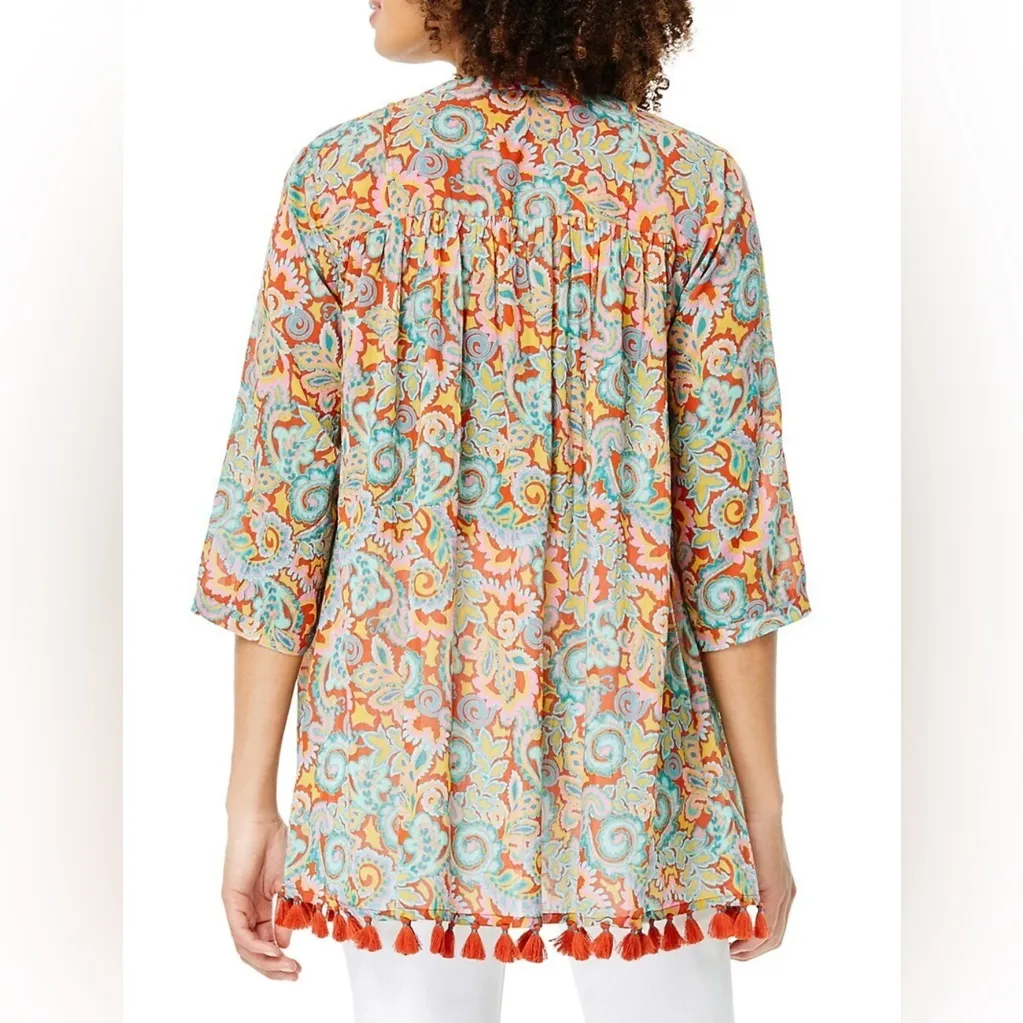 Roller Rabbit Colorful Paisley Women's Tunic - Image 3