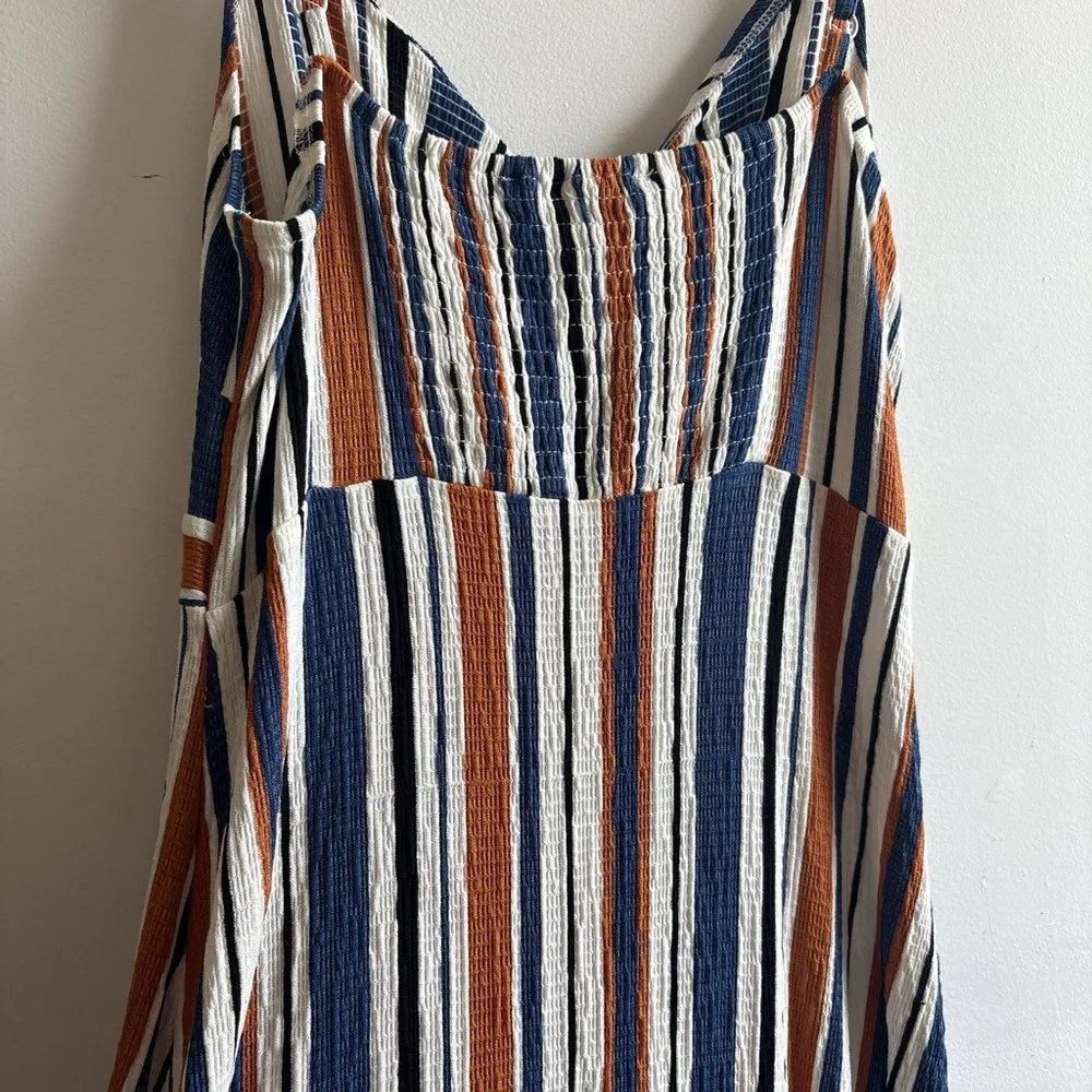 Love Tree Blue and White Maxi Sundress - Image 3