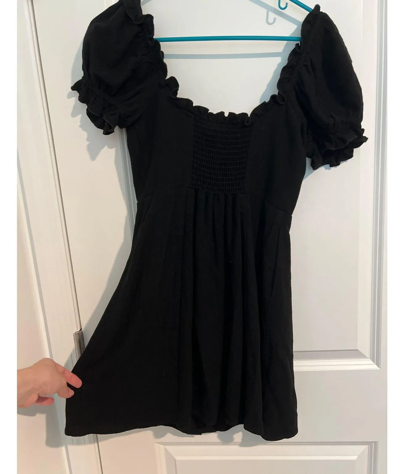 Show Me Your Mumu Black Button-Front Mini Dress – Size Small - Image 7