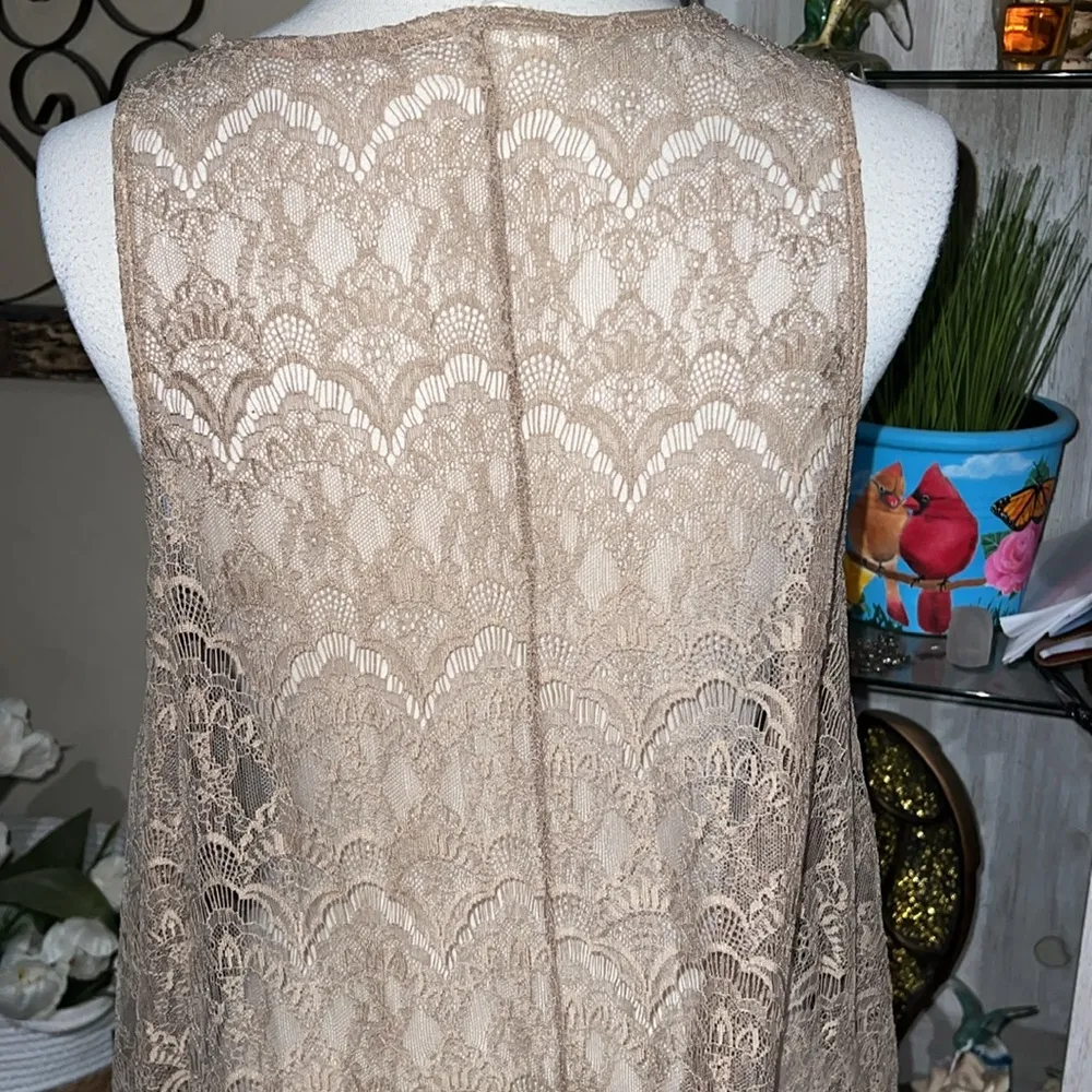 Easel Lace Tank Top,  size s - Image 6