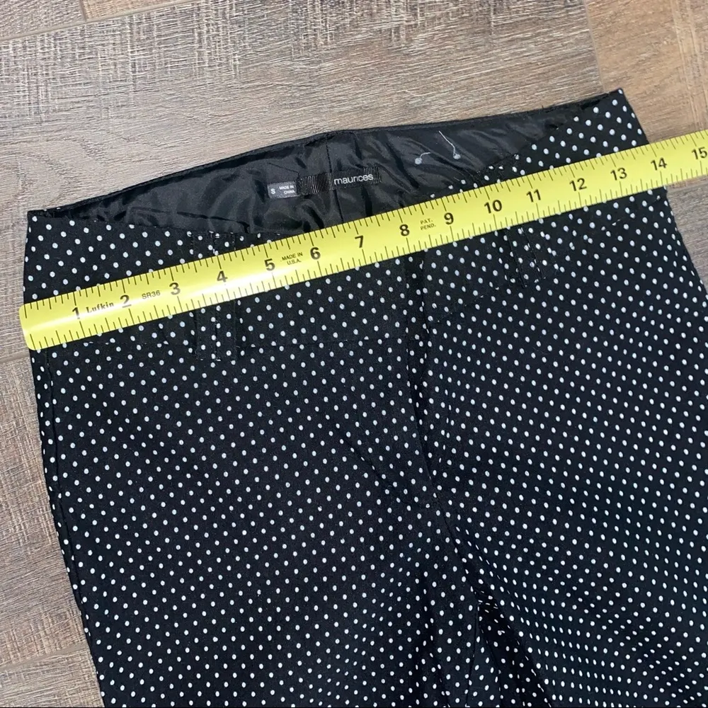 Maurices Polka Dot Pants Women’s Small - Image 8