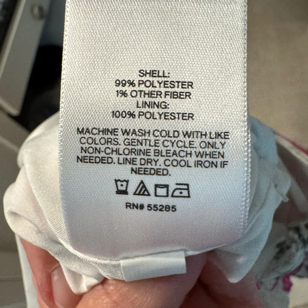 NWT‎ Express Metallic Floral One Shoulder Romper, Small - Image 14