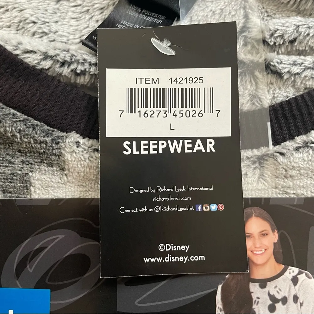 DISNEY Mickey 2PC Jogger Lounge Set, size L - NWT - Image 5