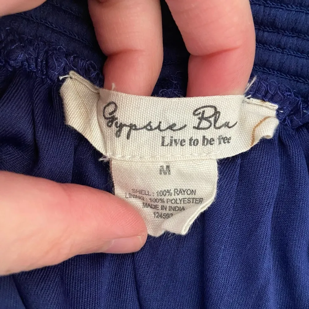 NWOT | Gypsie Blu women’s midi skirt —‎ medium Blue - Image 5