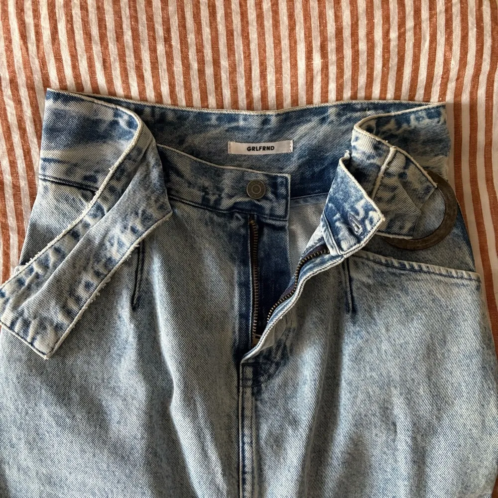 GRLFRND Adele Light Blue Denim Skirt - Image 5