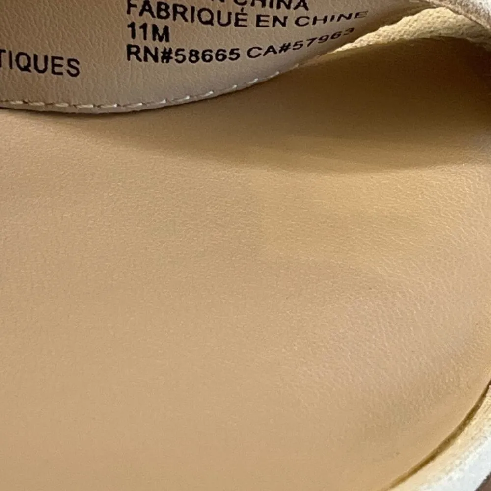 BP NWT . Blush Suede Block Heel Sandals | Ankle Strap Heels | Size 11 - Image 7