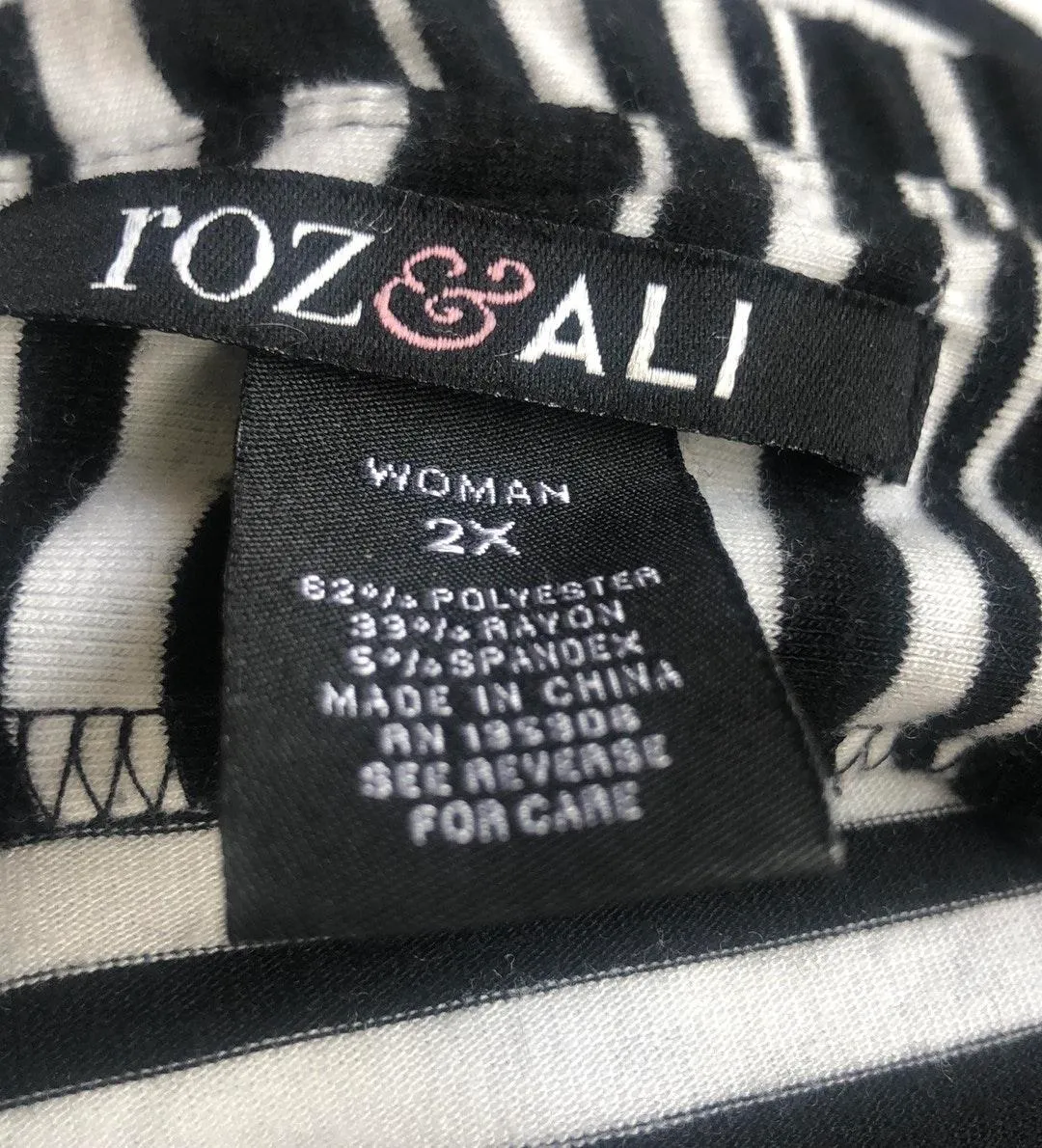 Roz & Ali Striped Maxi Skirt - Image 2