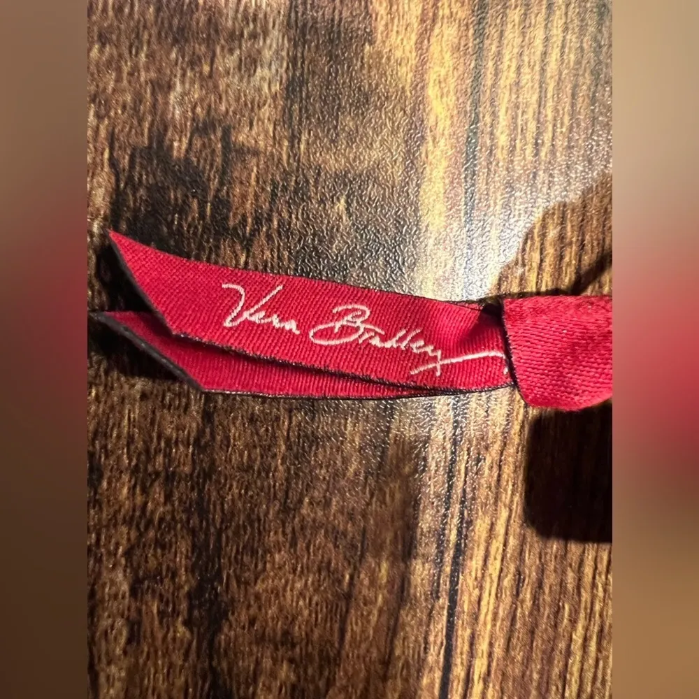 RETIRED: Vera Bradley | small Mesa Red cosmetic bag. - Image 2