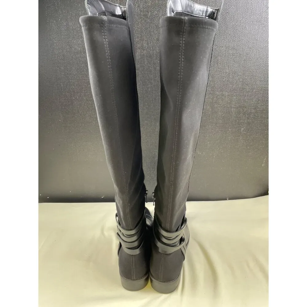 Vince Camuto Women's Black Leather Riding Boots/Shoes Size 6.5  SKU 5265 - Image 4