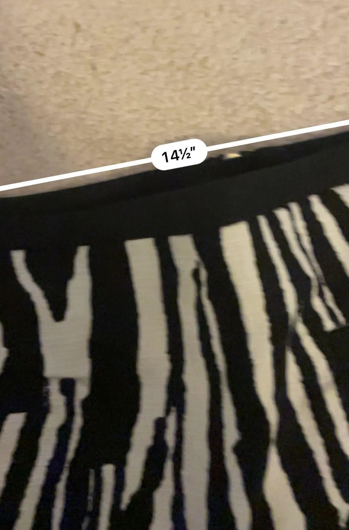 Zebra Print Mini Skirt - Image 4