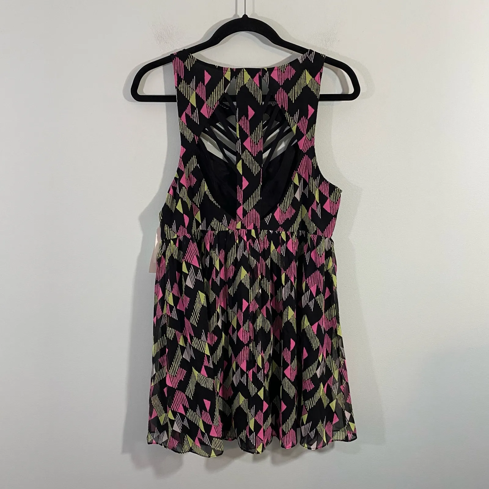 French Connection Women's Woven Party Cutout Skater Dress Size S NWT - Image 9