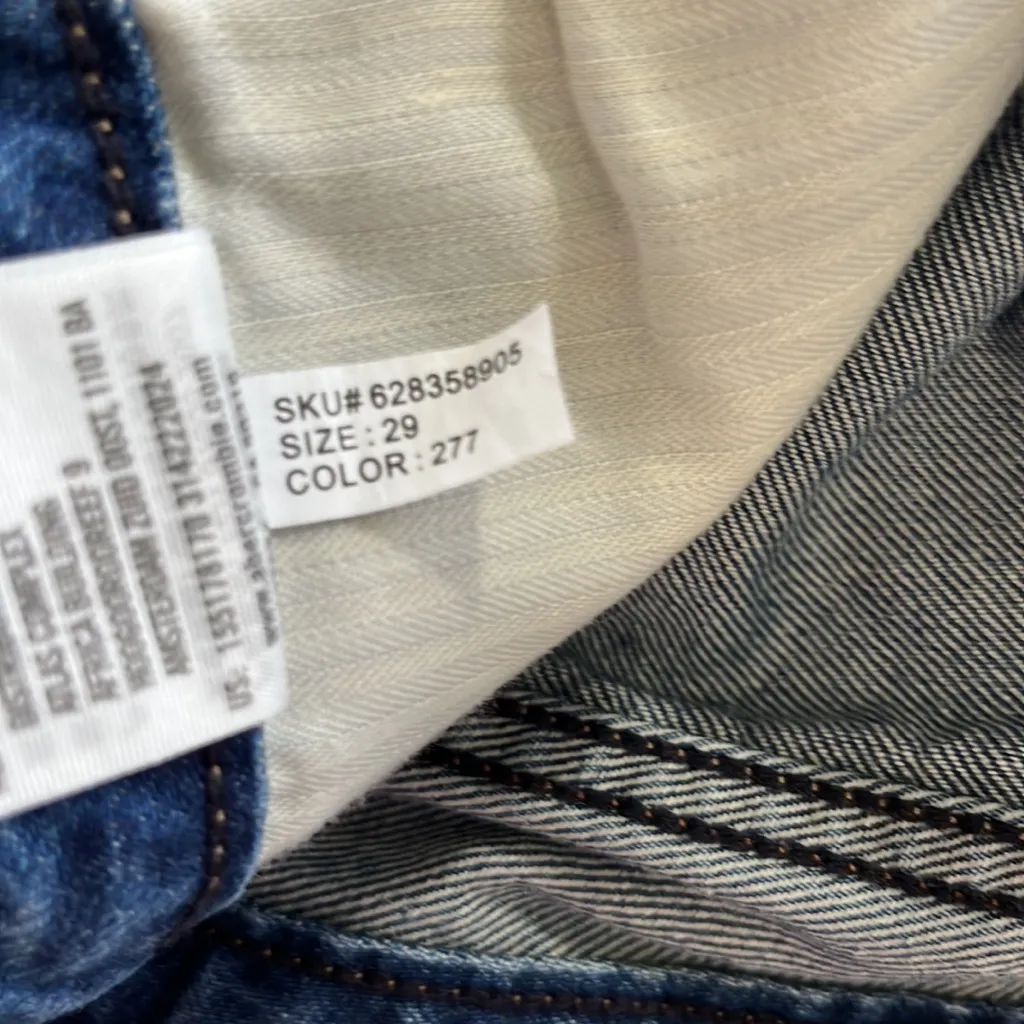 Abercrombie & Fitch Ames Slim Boyfriend Distressed Jeans Size 29/8 - Image 13