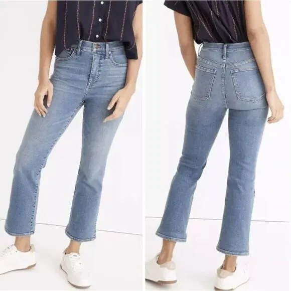 NEW‎ Madewell Cali Demi-Boot Jeans in Dorrance Wash, 25 - Image 2