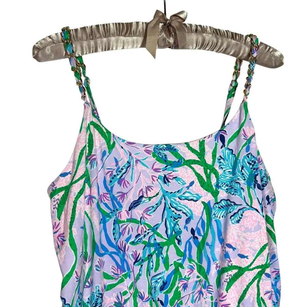 NWOT Lilly Pulitzer‎ Top S Cannavale Spaghetti Strap Cami Shirt Blouson Tank New - Image 5