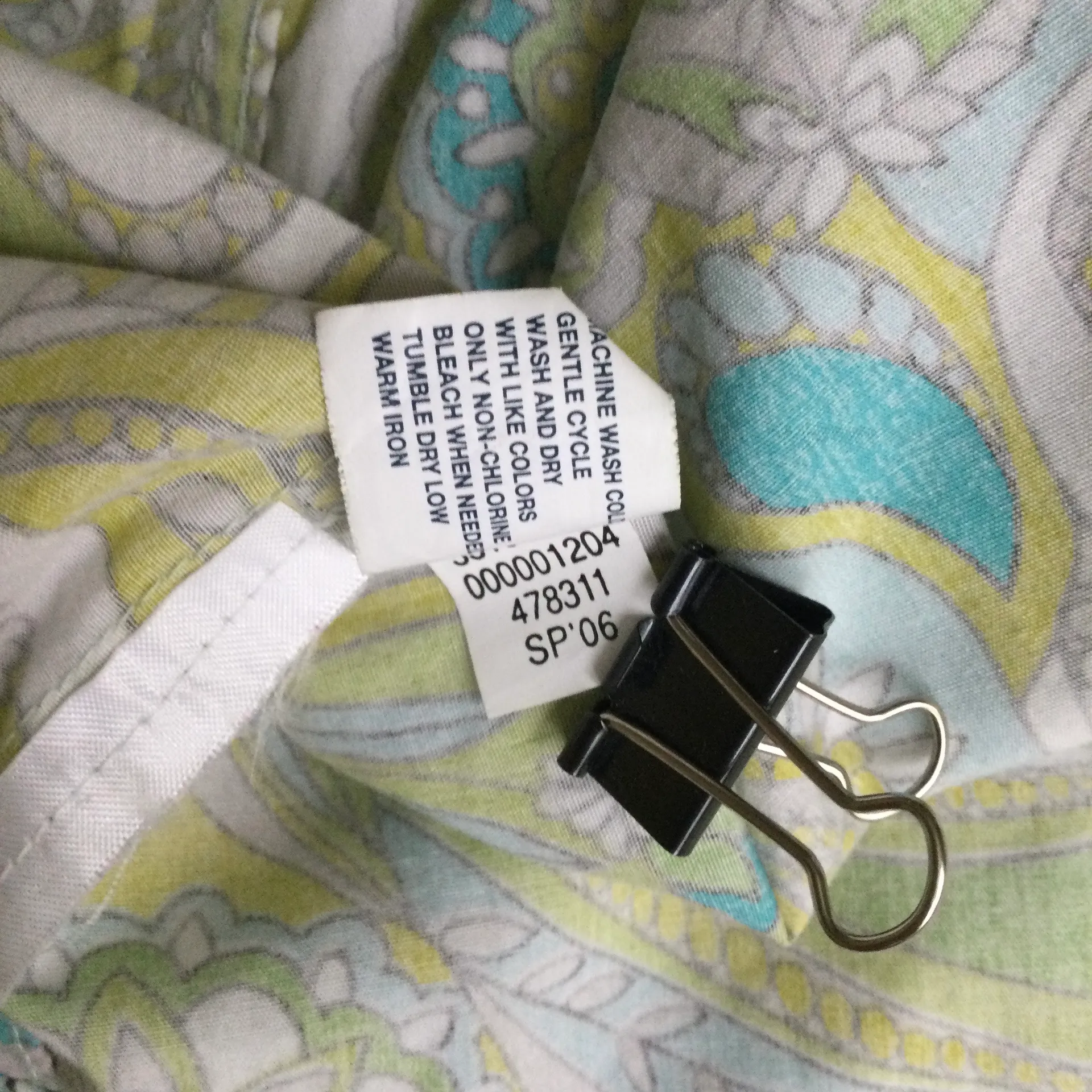 Y2K Bright Paisley Floral Pattern Button Up Blouse Top Shirt - Size Medium - Image 12