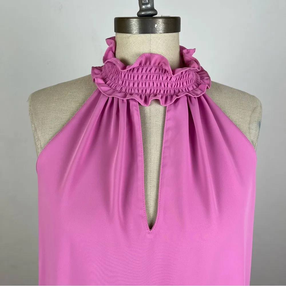 Amanda Uprichard Talita Top in Pompei Pink - Image 4