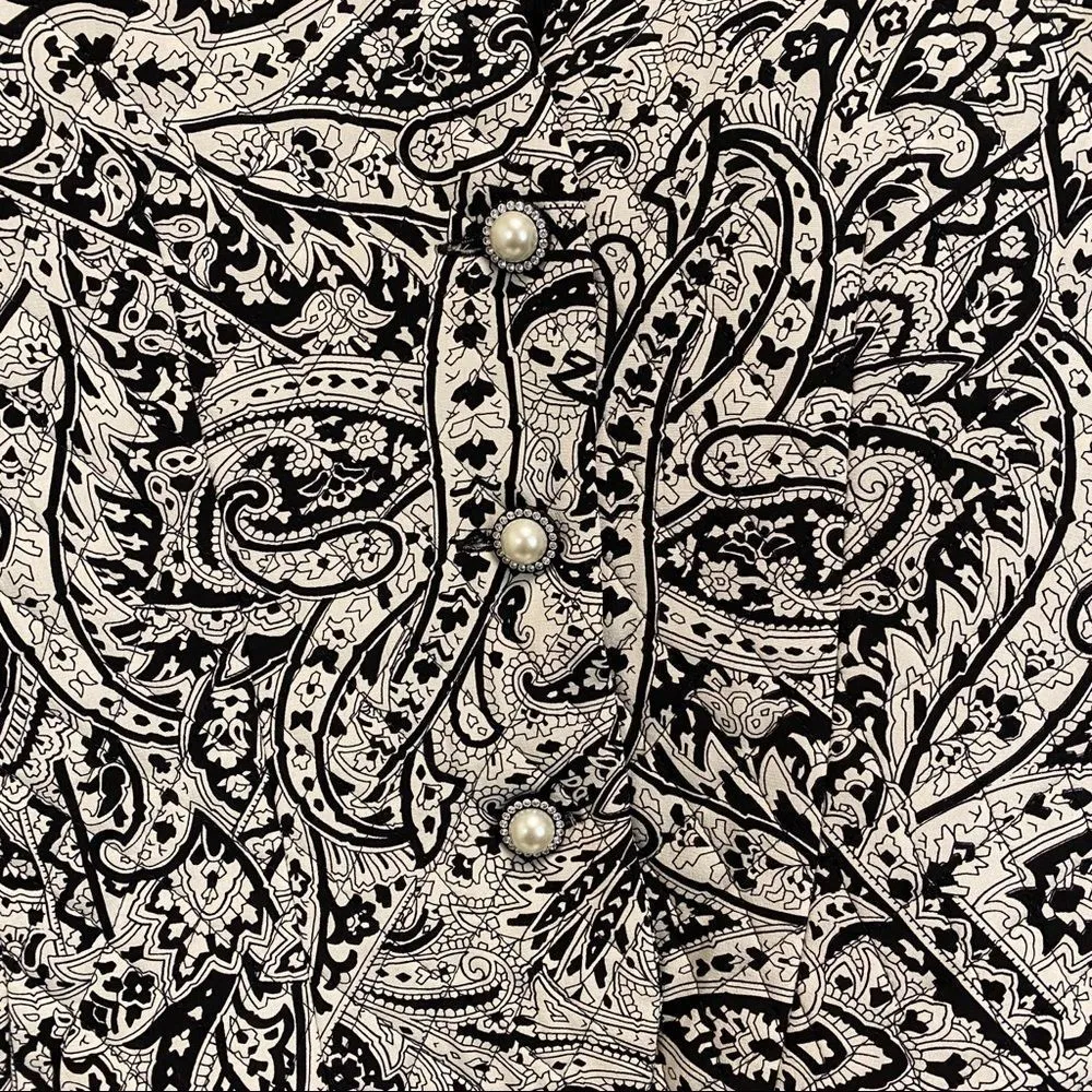 RICKIE FREEMAN TERI JON 100% Silk Button Jacket Size undefined - Image 5