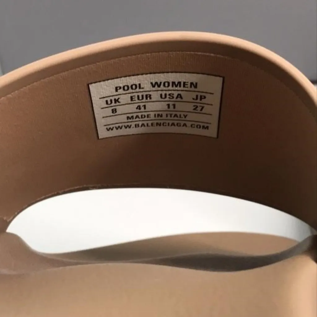 New Authentic Balenciaga Pool Slides | Effortless Style, Iconic Comfort - Image 5