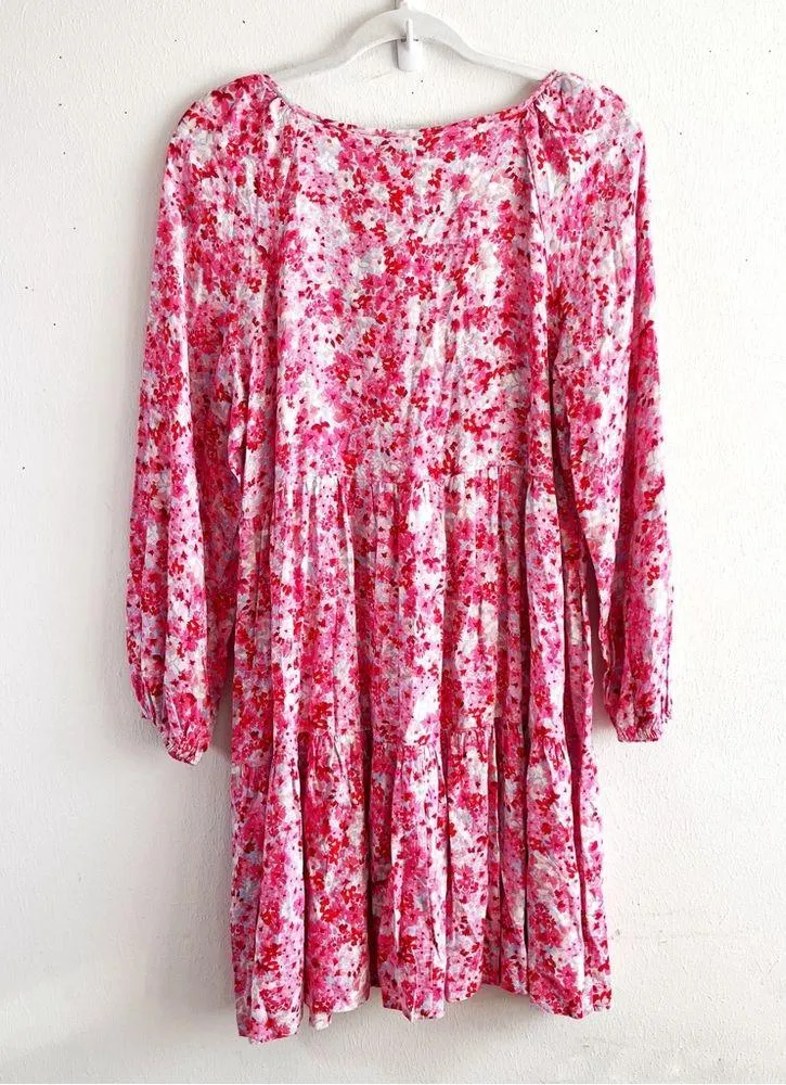 Sanctuary Dress New Crush Babydoll Tiered Long Sleeve Dress Oasis Bloom Sz S NWT - Image 13