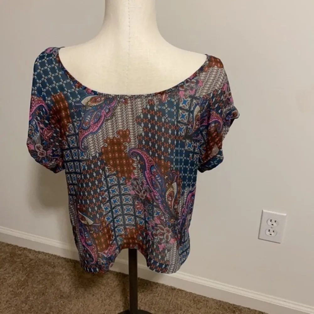 Xhilaration short sleeve sheer blouse Sz. … - Image 19