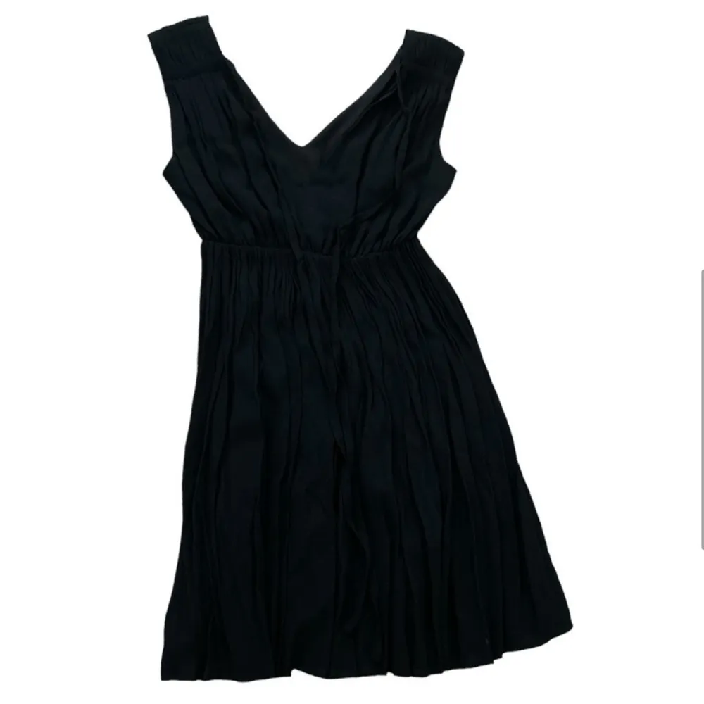 Madewell‎ Magnolia Tie Back Dress Black Sleeveless V-Neck Size S - Image 2