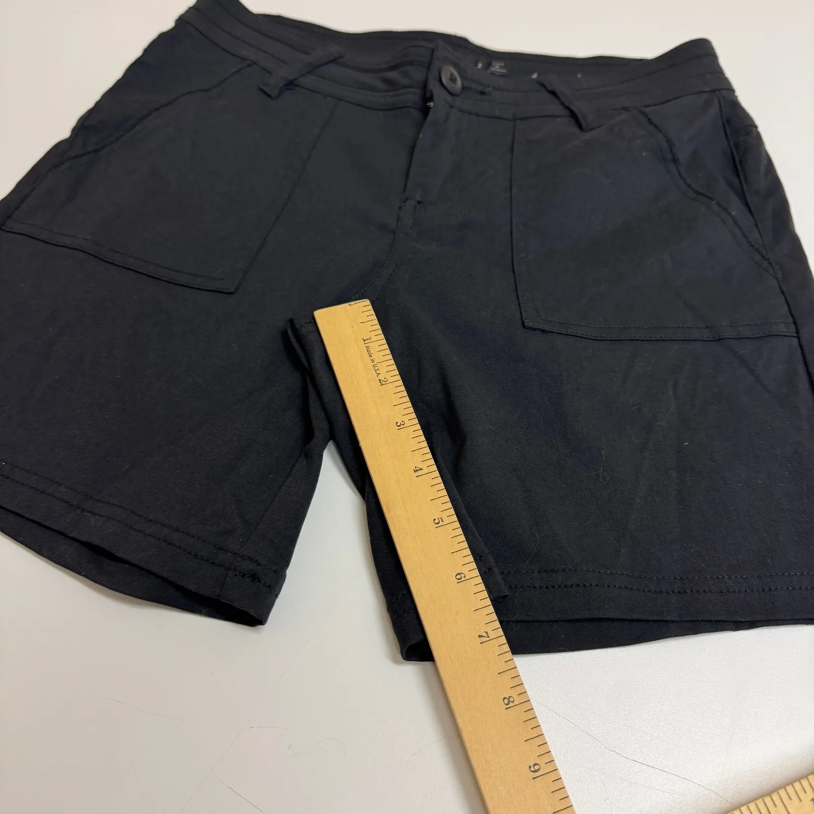 Prana Shorts Womens Size 2 Black Olivia Travel Hiking Outdoors Bermuda - Image 10