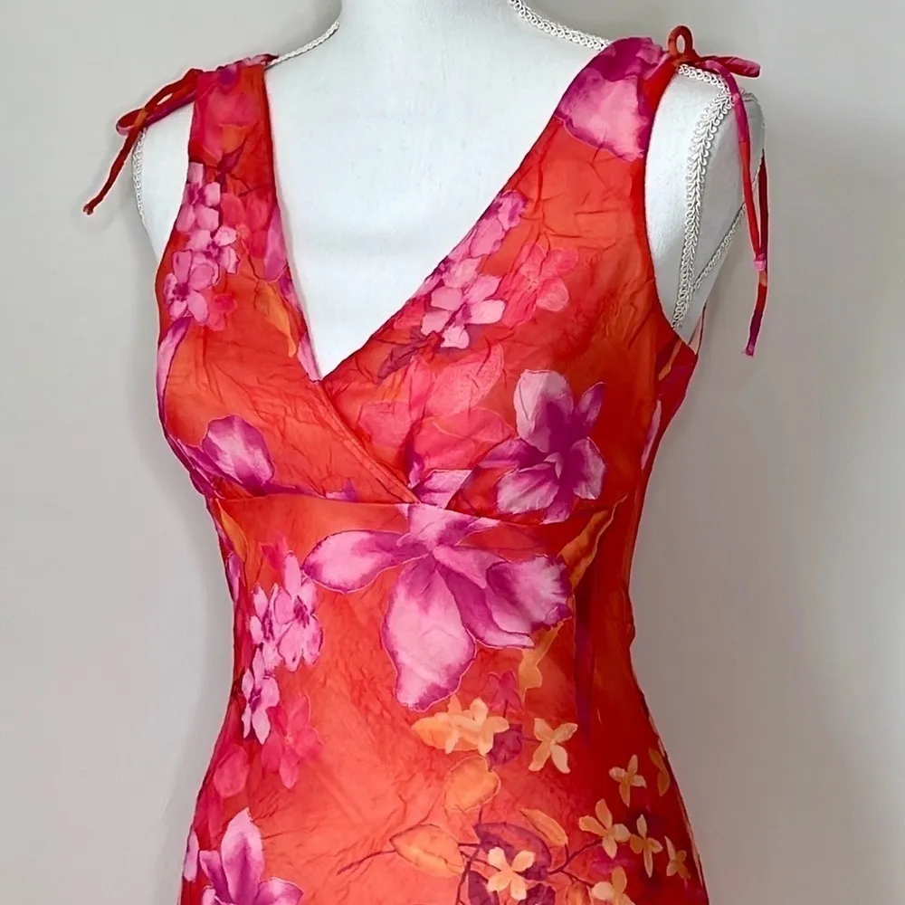 Y2K Floral Midi Dress - Image 4