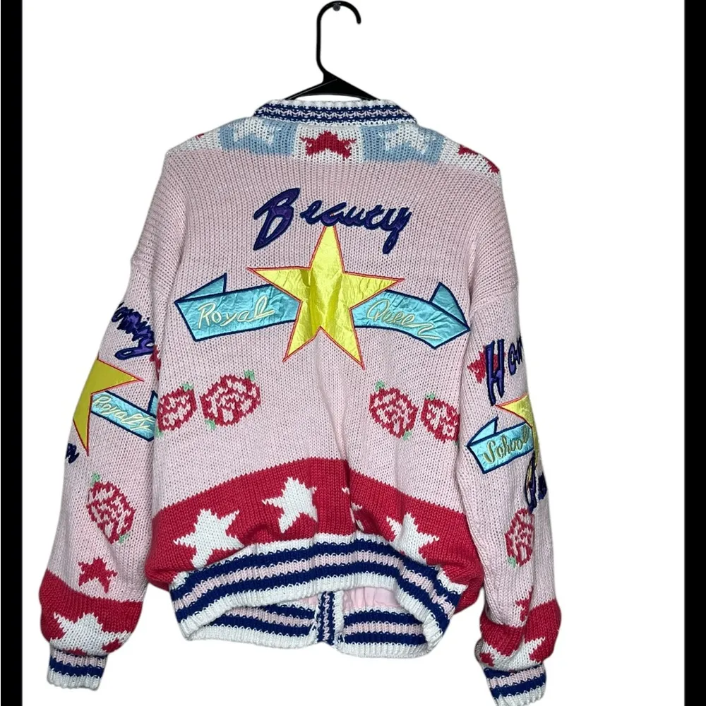 NO! JEANS American Beauty Cardigan in Pink size 3 (L) Size L - Image 8