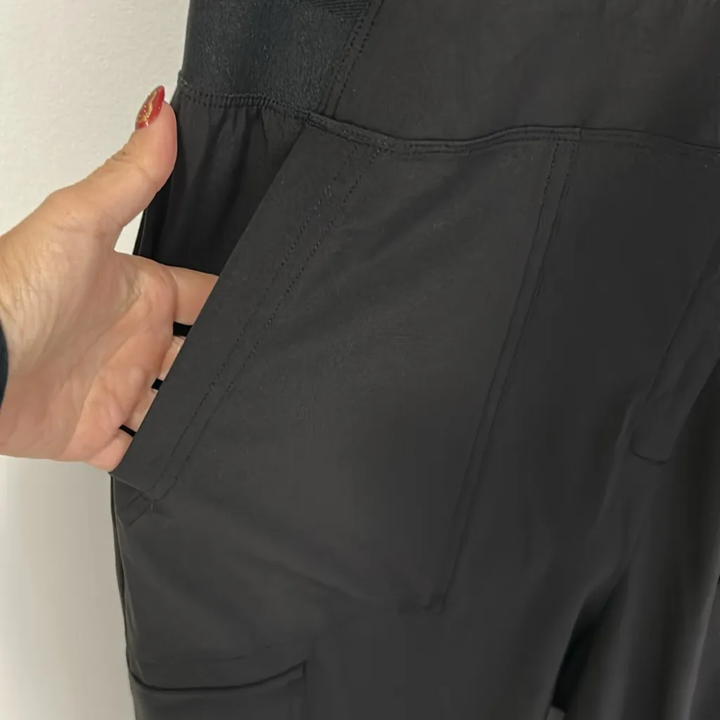 Athleta Brooklyn Utility  Jumpsuit Black - Image 5