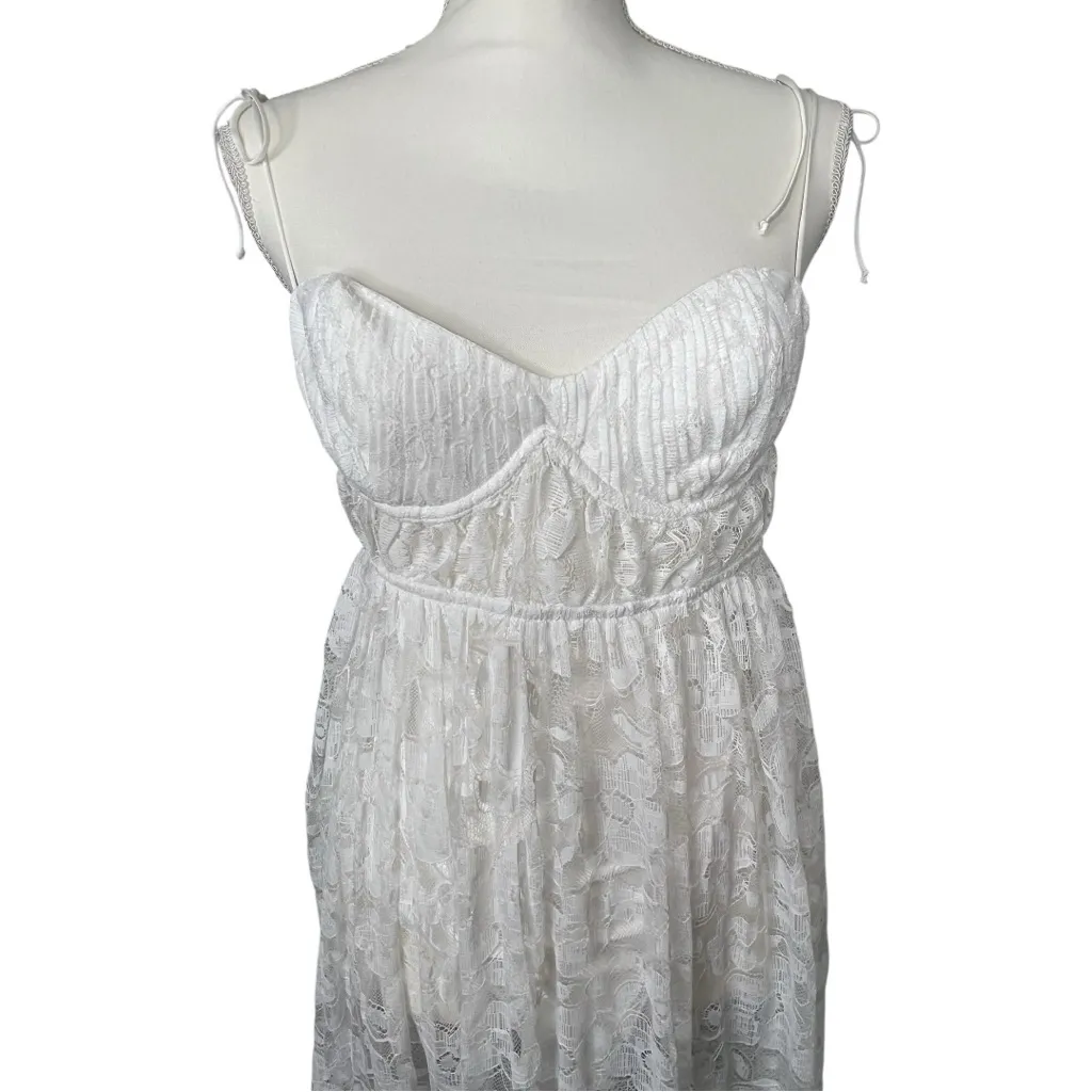 For Love and Lemons Lorena Maxi Dress Size Small White Lace NWT - Image 9